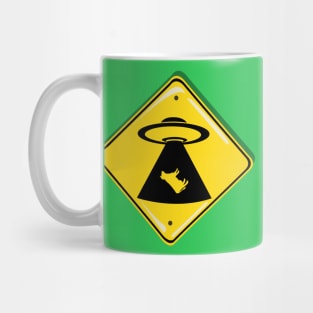 Cosmic Crossing: UFO Abduction Zone Mug